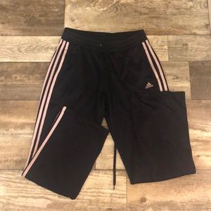 Adidas Navy Blue with light pink Stripes